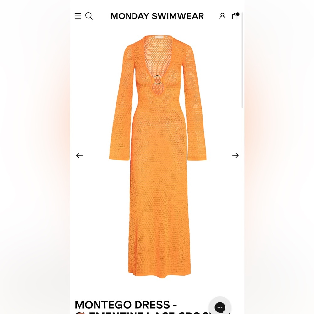 Monday Swimwear Montego Dress Clementine V